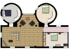 Lounge - Upper made with Floorplanner