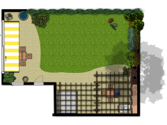 tuin - geeft een naam op made with Floorplanner