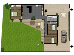 Maison F4 Ref : 101813 - ref101813 made with Floorplanner