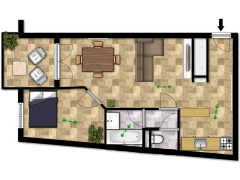 Ref 322B - Rez-de-chaussée made with Floorplanner