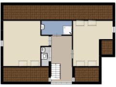Vlinderlaan 19, Oosterhout - Eerste ontwerp made with Floorplanner