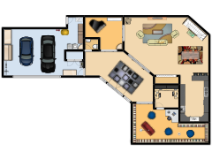 Dream Home - First design made with Floorplanner