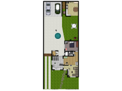 Minha Casa - Planta Final 2² piso made with Floorplanner