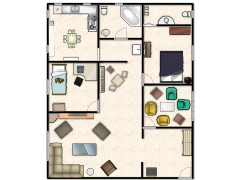 My house - First design made with Floorplanner
