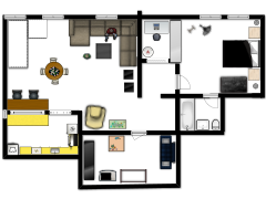 208 - Upstairs made with Floorplanner