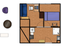 Lina 6 - First design made with Floorplanner