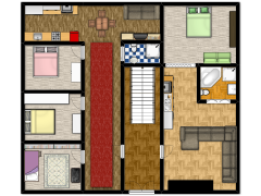 dream house - Apartment 1st fl. made with Floorplanner