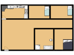 my house - First design made with Floorplanner