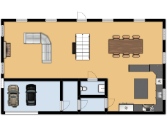 dream home - First design made with Floorplanner