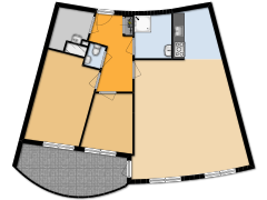 Neptunusstraat  20k te Spijkenisse - Neptunusstraat  20k te Spijkenisse made with Floorplanner