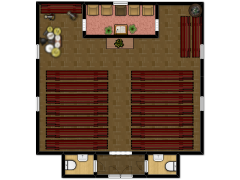 School - First design made with Floorplanner