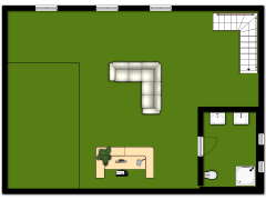 Escritório de arquitetura - First design made with Floorplanner