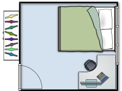 Quarto - First design(copy) made with Floorplanner
