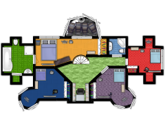 math project house - First design made with Floorplanner