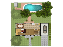 New floorplan - First design made with Floorplanner