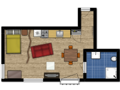 Jolanda - Eerste ontwerp made with Floorplanner