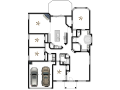 Glenwood Dr 3211 - My first design made with Floorplanner