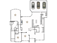 Oakhurst Ln 5201 (copy) - My first design made with Floorplanner