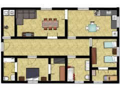 la meva habitació - escriba un nombre made with Floorplanner