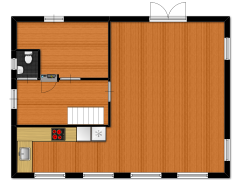 Woning - Muidenweg 197 beg. made with Floorplanner