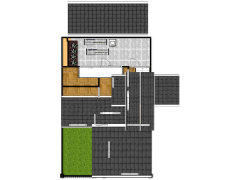 my house - house made with Floorplanner